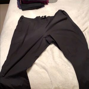 Black scrub pants